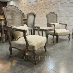 مبل لورا سبک فرانسوی با طراحی کلاسیک