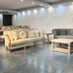کاناپه مبل دلسا با ابعاد استاندارد و نشیمن راحت